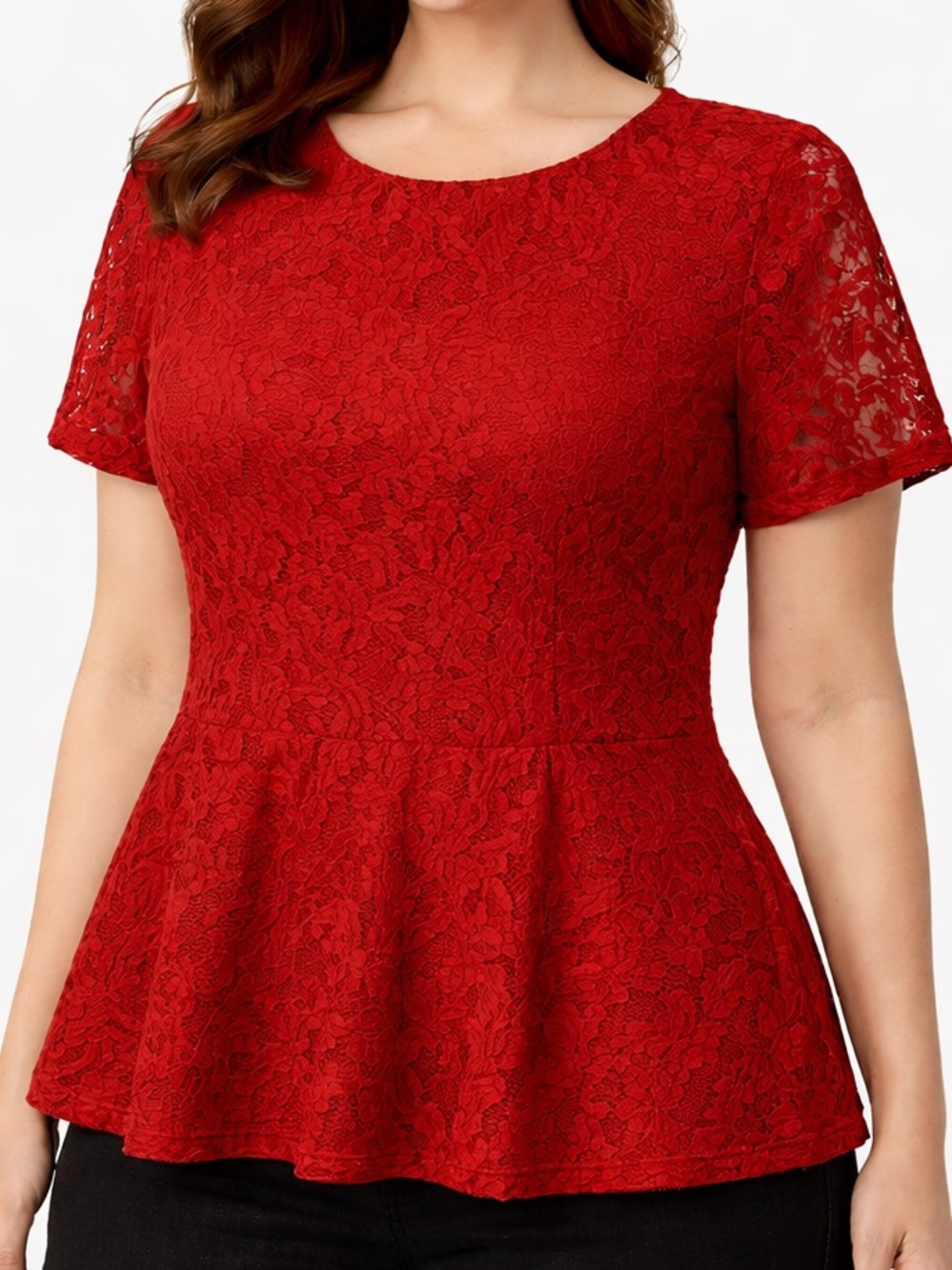 Ann Taylor Factory blouse. Red. Large